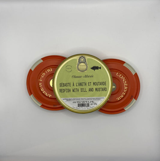 Sébaste à l'aneth et moutarde